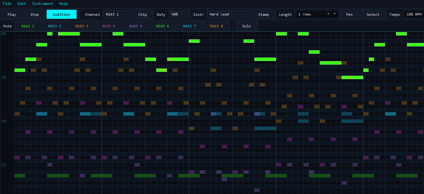 Sonikk playing a marked loop region